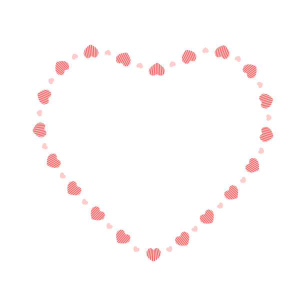 心形框架用心形模板图片下载