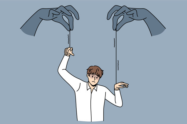 影响压力和牵线概念图片下载