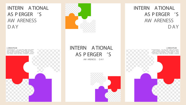 国际亚斯伯格意识日社会图片下载