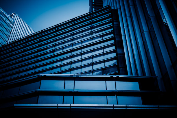 办公大楼窗口关闭图片下载