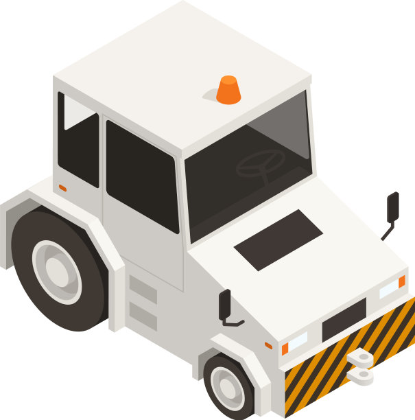 机场拖拉机图标图片下载