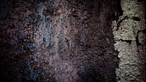 可怕的黑色水泥纹理作为背景，旧的混凝土墙充满了划痕图片下载