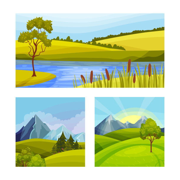 美丽的夏日风景集自然风光于一身图片下载