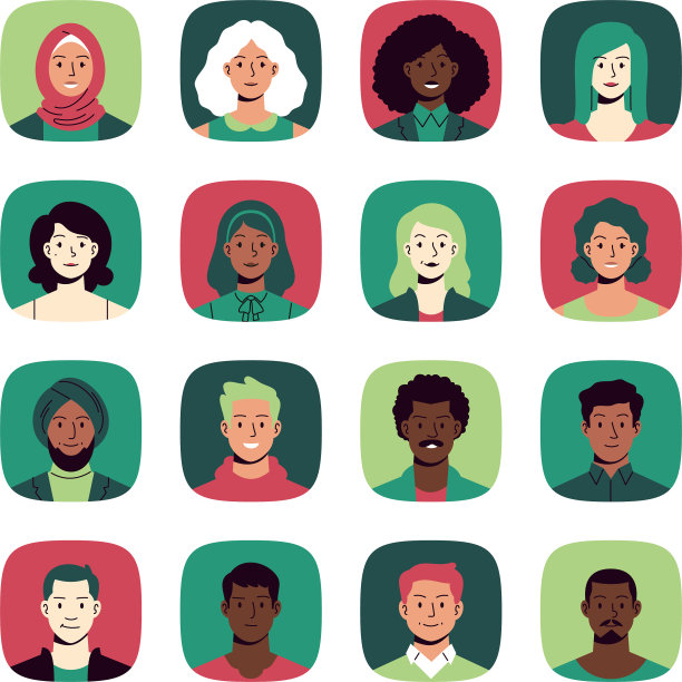 字符集中的各种角色化身图片下载