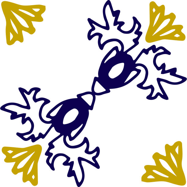 葡萄牙蓝黄相间的瓷砖图案图片下载