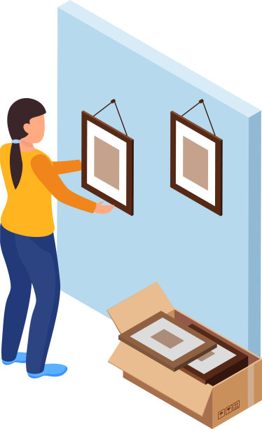 搬迁等距图标图片下载