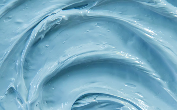 矿物泥面膜。有选择性的重点。图片下载