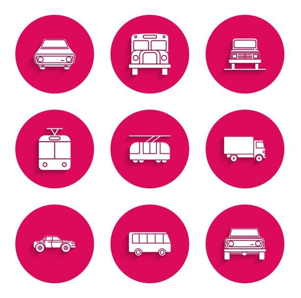 设置有轨电车和铁路客车离路车辆交付图片下载