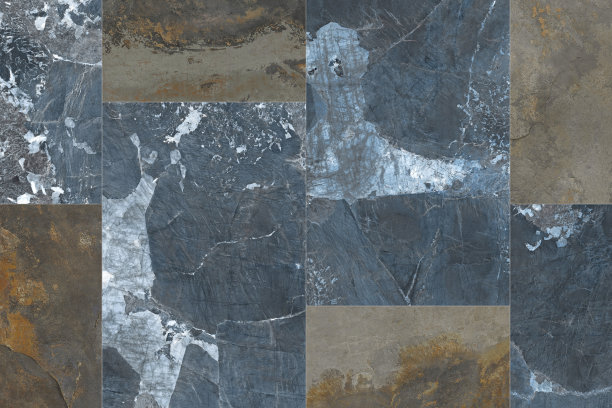 马赛克背景由水泥，大理石和装饰为数字使用图片下载