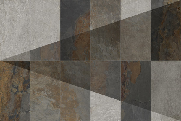 马赛克背景由水泥，大理石和装饰为数字使用图片下载