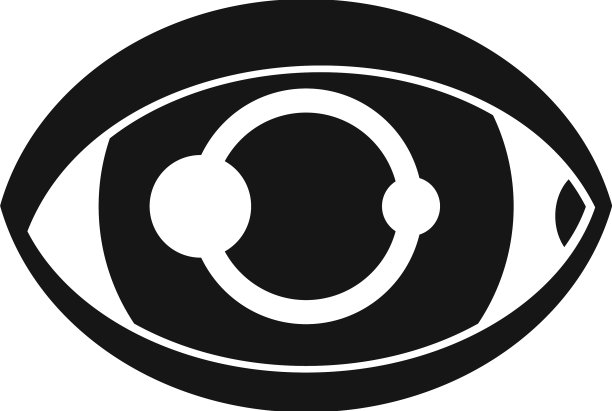 眼睛看图标简单的视线图片下载