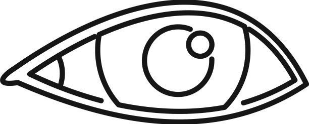 眼想法图标轮廓视图看图片下载