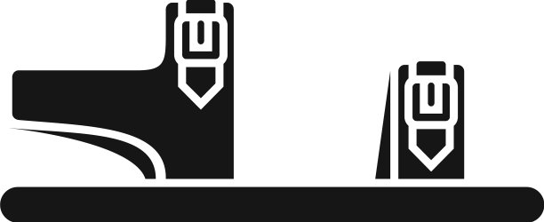 行走凉鞋标志着简单的夏季鞋类图片下载