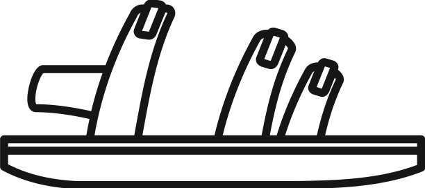 沙滩凉鞋图标轮廓女人拖鞋图片下载