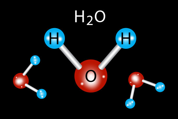 水分子式h2o分子结构图片下载