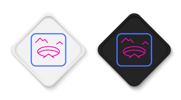 钓线冬季图标孤立在白色图片下载