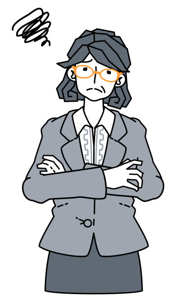 西装革履的中年妇女的形象图片下载