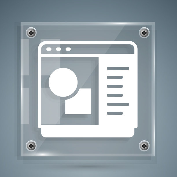 白色3d打印机软件图标孤立在灰色上图片下载