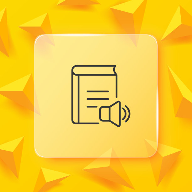 有声书线图标。勾，笔记，书签，阅读清单，听，标记，图书馆，教育，作者，文学，作家。作者的概念。Glassmorphism风格。矢量线图标的业务图片下载