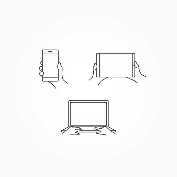 手机，平板电脑和笔记本电脑图片下载