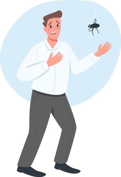 怕蜘蛛雄平色无脸图片下载