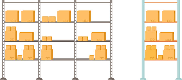 储物架平面颜色物体设置图片下载