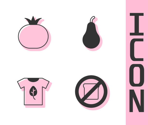 设置无麸质谷物番茄素食衬衫和图片下载