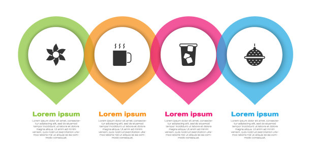 设置花杯茶冰和球过滤器图片下载