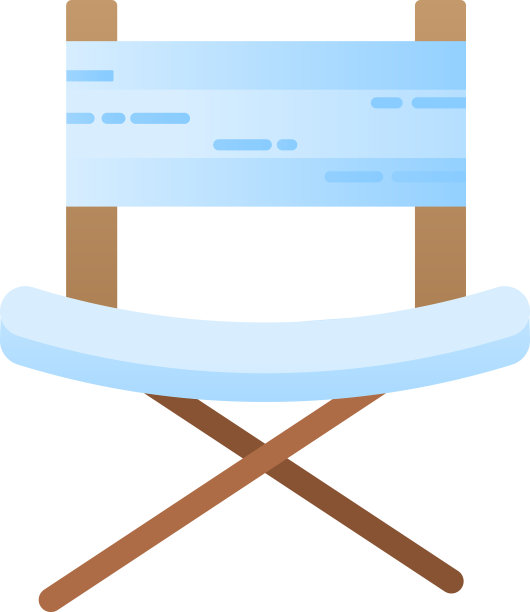 露营椅图标钓鱼折叠式凳子图片下载