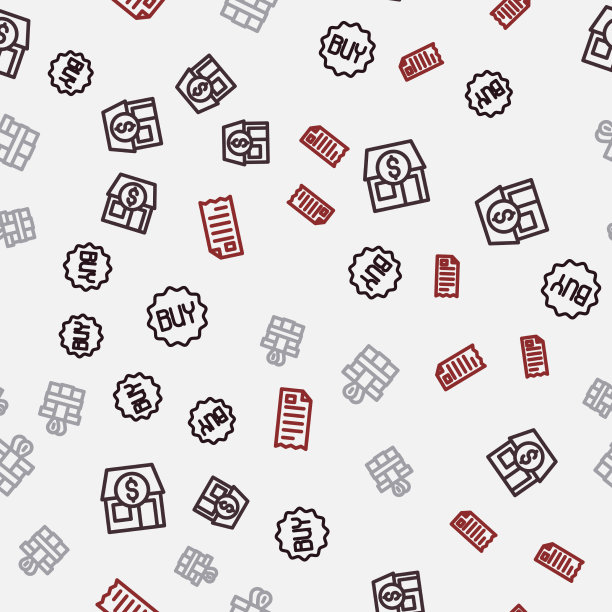 设置线买钮扣市场商店礼盒和图片下载