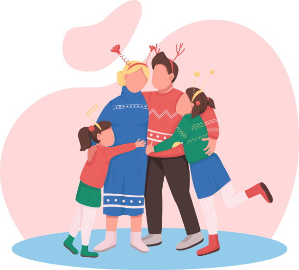 圣诞节全家团圆平平淡淡图片下载