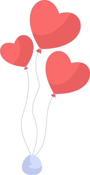 心形气球平彩项目图片下载