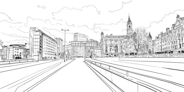 英国伯明翰，英国，欧洲图片下载