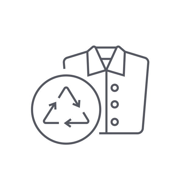 回收服装-现代黑色线条设计风格图片下载