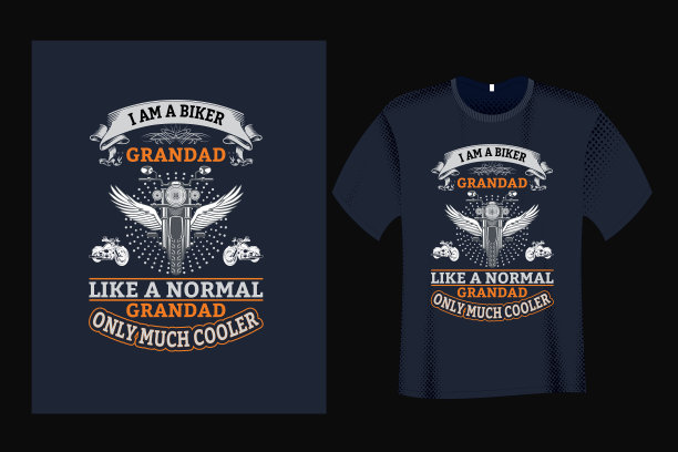我是一名摩托车手或摩托车t恤的设计模板图片下载