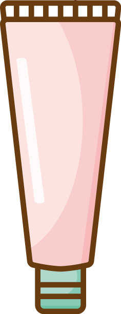 粉红色的护肤品管图片下载