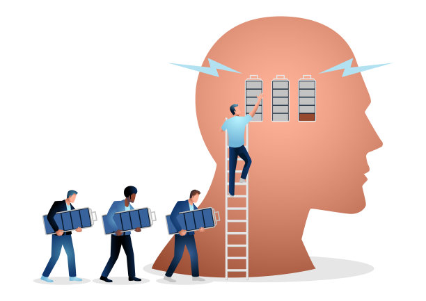 人类正在更换大脑的电池图片下载