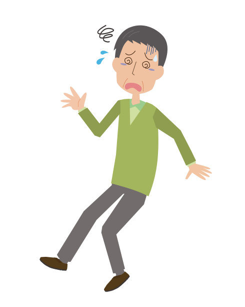 头晕的中年男人图片下载