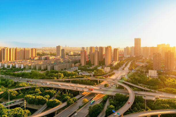 中国西安市立交桥图片下载