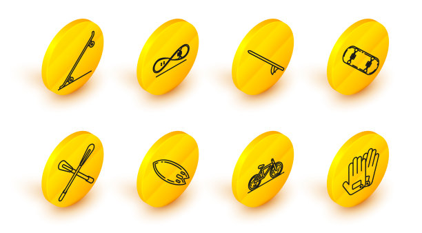 套线手套自行车冲浪板交叉图片下载