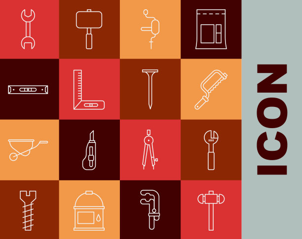 设定线大锤可调扳手钢锯图片下载