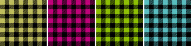 一套图案在格子笼里的毯子里图片下载