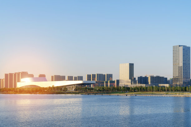 中国西安现代城市景观图片下载