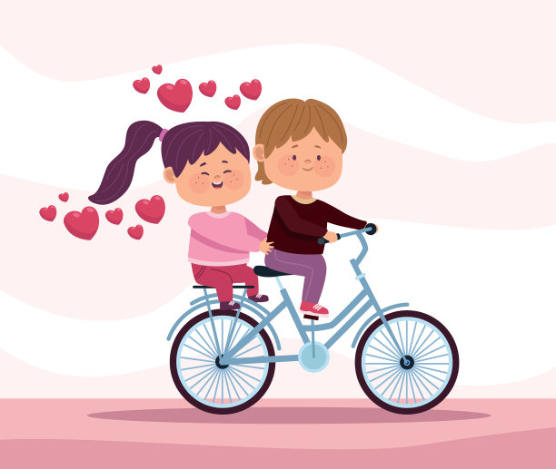 自行车情侣图片下载