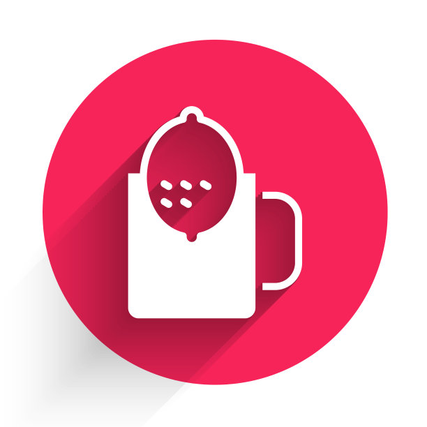 白茶与柠檬图标分离用图片下载