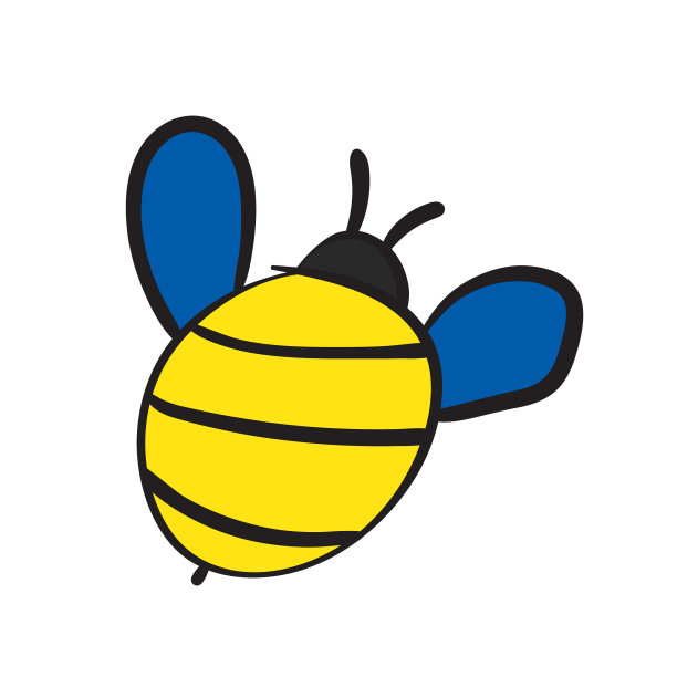 卡通蜜蜂吉祥物一只小蜜蜂飞黄蜂图片下载