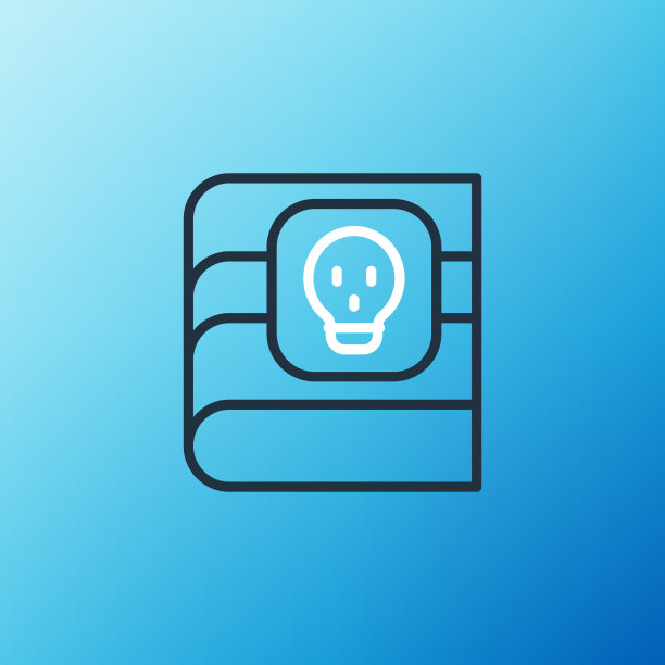 线书关于毒药与头骨图标孤立图片下载