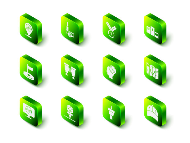 设置高尔夫球杆与球奖牌高尔夫奖结束图片下载