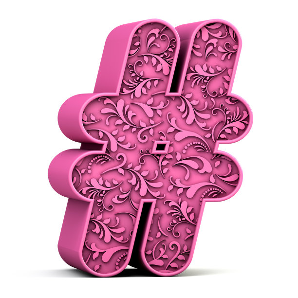 3d花卉符号孤立在白色背景。3 d演示。图片下载