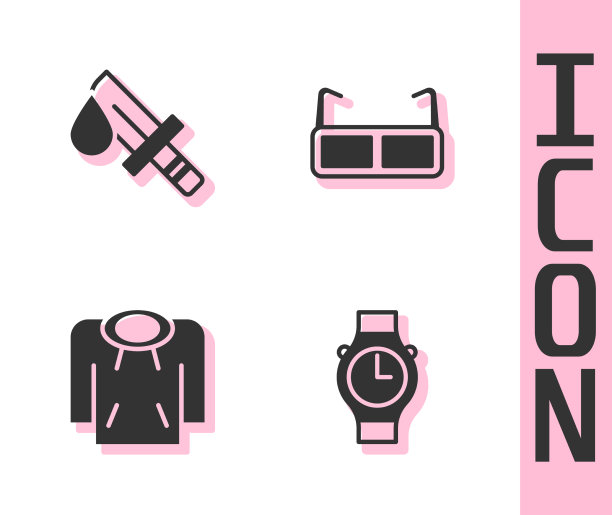 设置腕表血淋淋的刀卫衣和眼镜图片下载